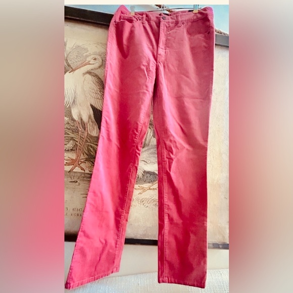 New Talbots Corduroy pants Dusty Rose Pink SZ 8 Straight Leg - Picture 1 of 7